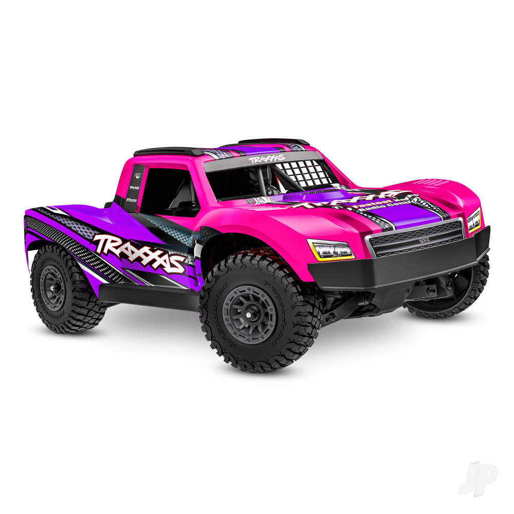 Traxxas Mini Slash BL-2S 4X4 RTR Short Course Truck, Pink