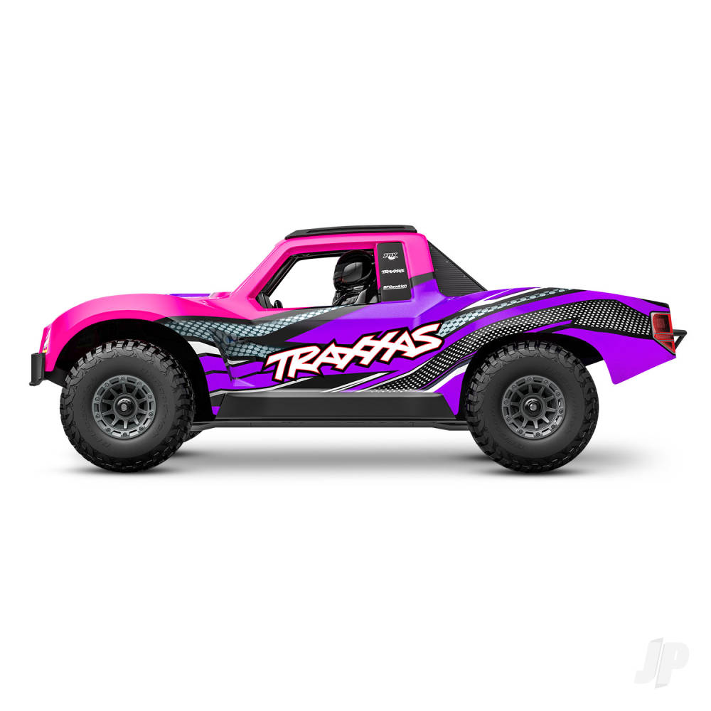 Traxxas Mini Slash BL-2S 4X4 RTR Short Course Truck, Pink