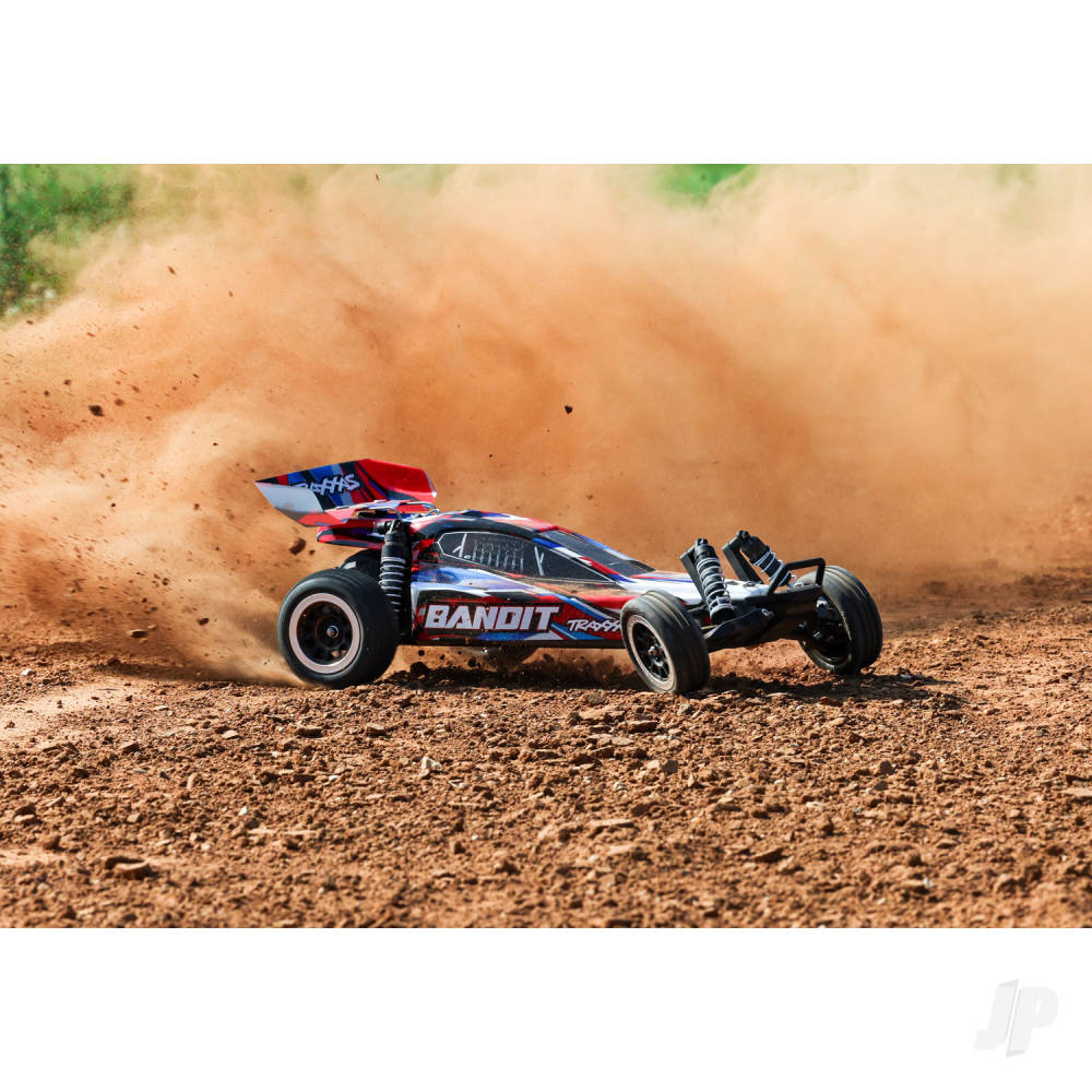 Traxxas Bandit HD 1:10 2WD RTR Electric Buggy, Red (TRX24254-8-RED)
