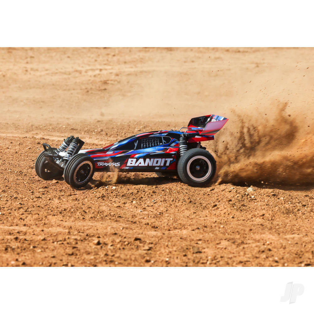 Traxxas Bandit HD 1:10 2WD RTR Electric Buggy, Red (TRX24254-8-RED)