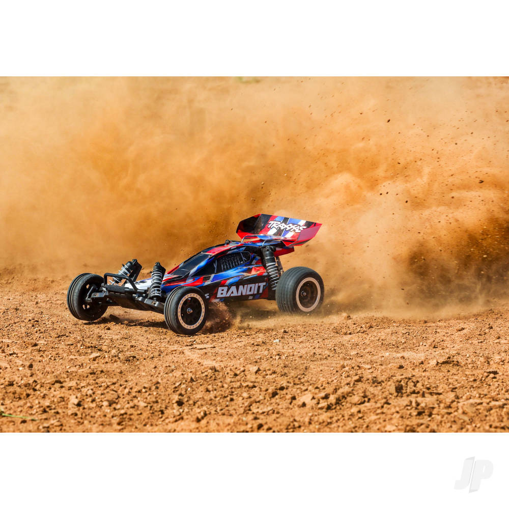 Traxxas Bandit HD 1:10 2WD RTR Electric Buggy, Red (TRX24254-8-RED)