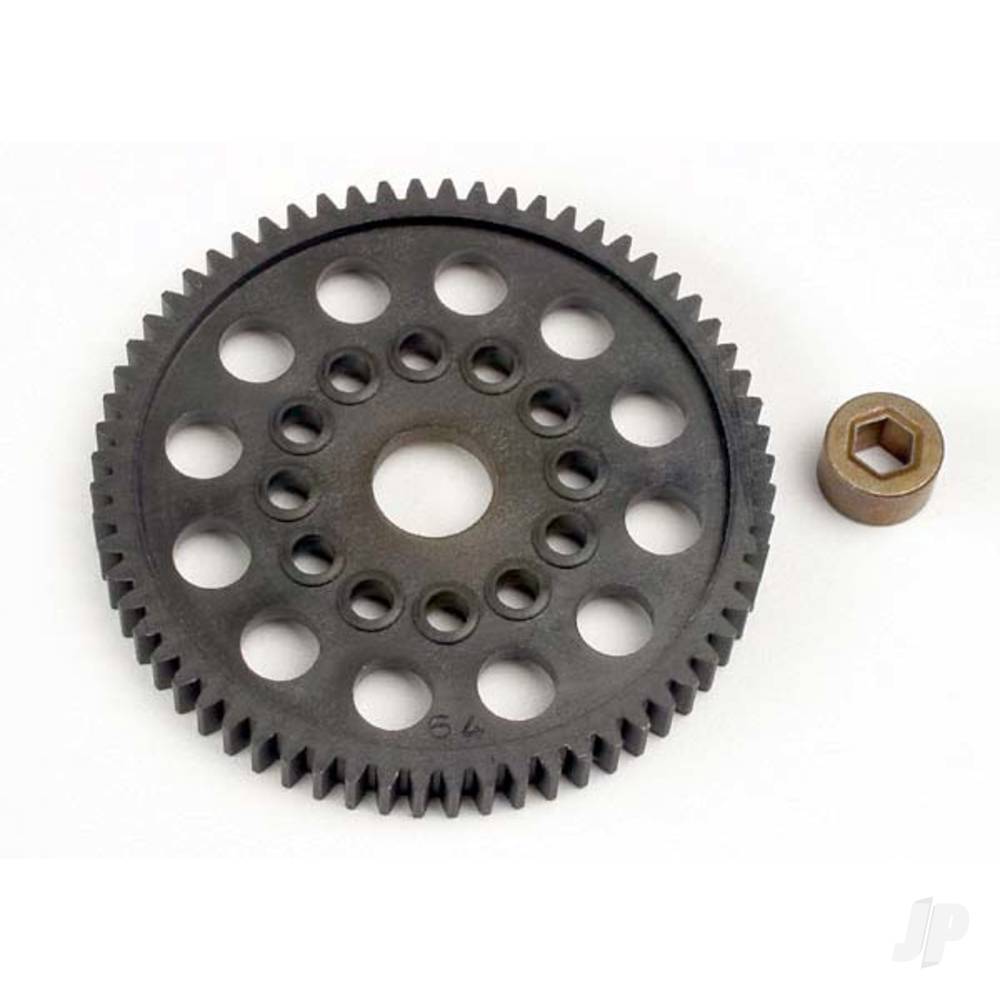 Traxxas Spur gear (64-Tooth) (32-Pitch) with bushing TRX3164