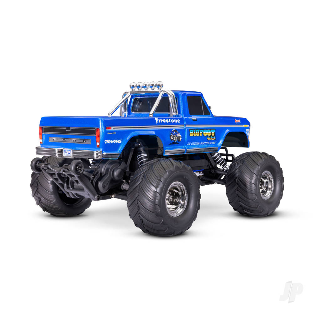 Traxxas Bigfoot HD 1:10 Electric 2WD RTR Monster Truck, Blue (TRX36234-8-R5)