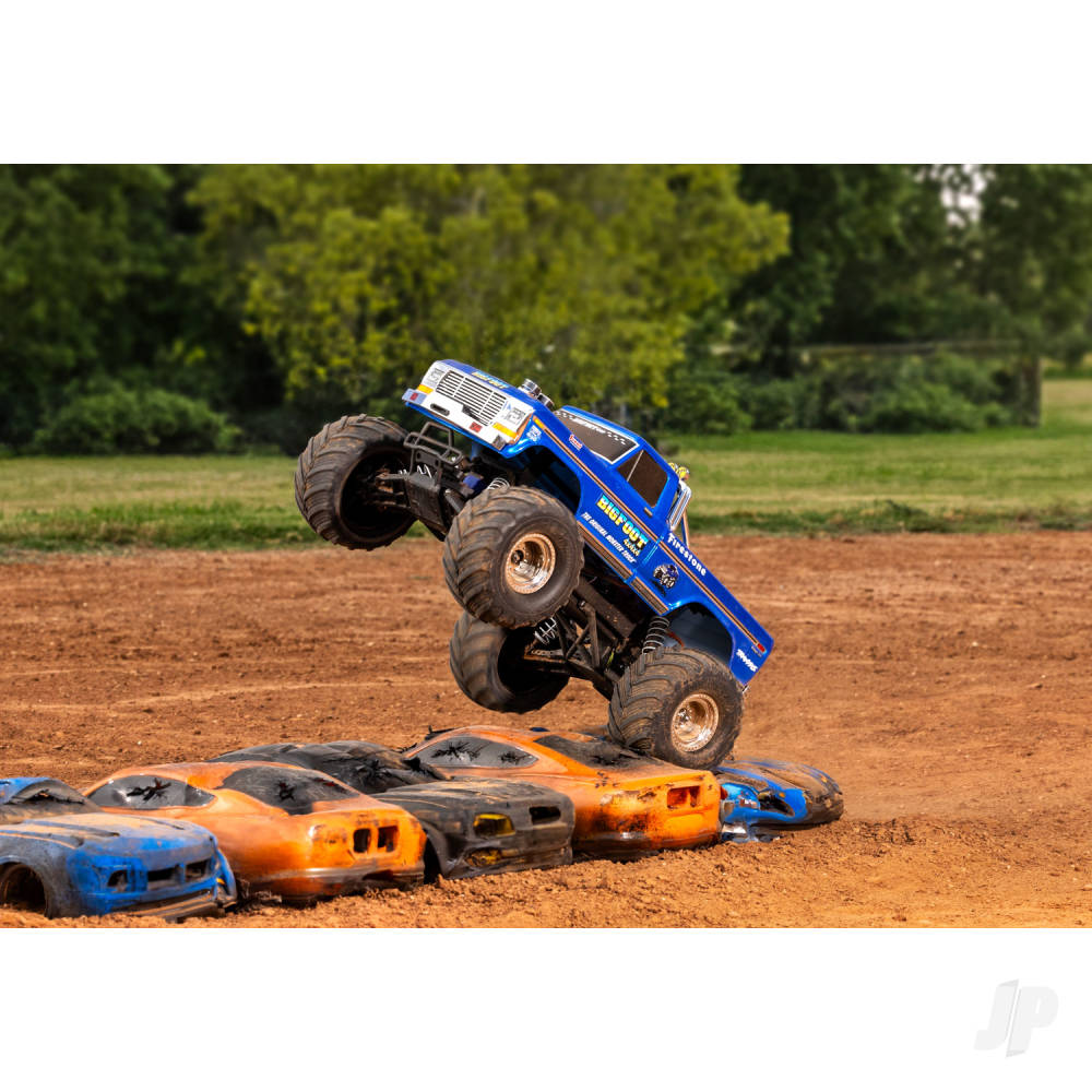 Traxxas Bigfoot HD 1:10 Electric 2WD RTR Monster Truck, Blue (TRX36234-8-R5)