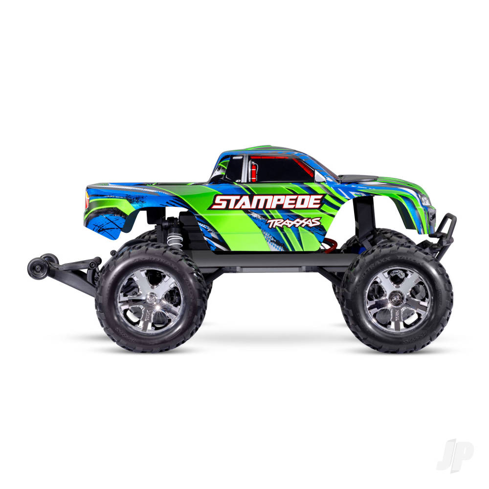 Traxxas Stampede HD 1:10 Electric 2WD RTR Monster Truck, Green (TRX36254-8-GRN)