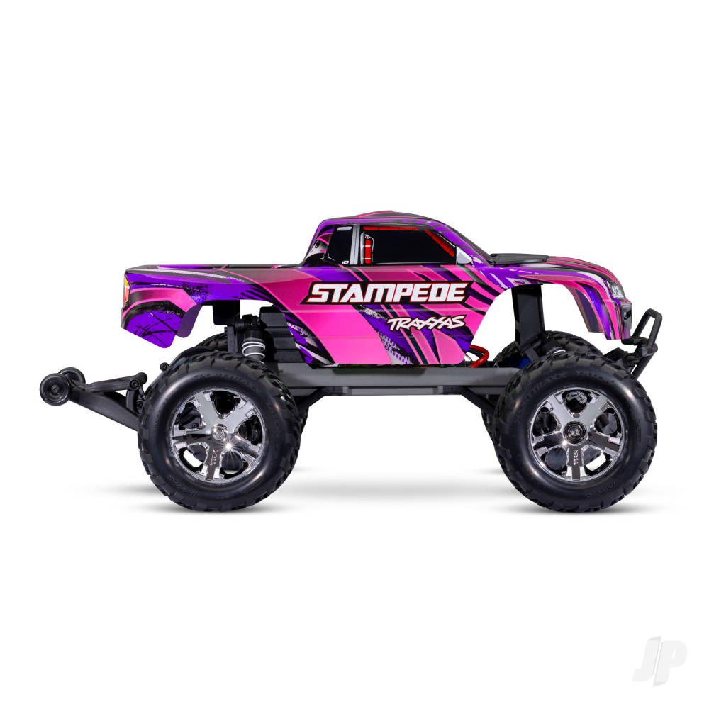 Traxxas Stampede HD 1:10 Electric 2WD RTR Monster Truck, Pink (TRX36254-8-PINK)