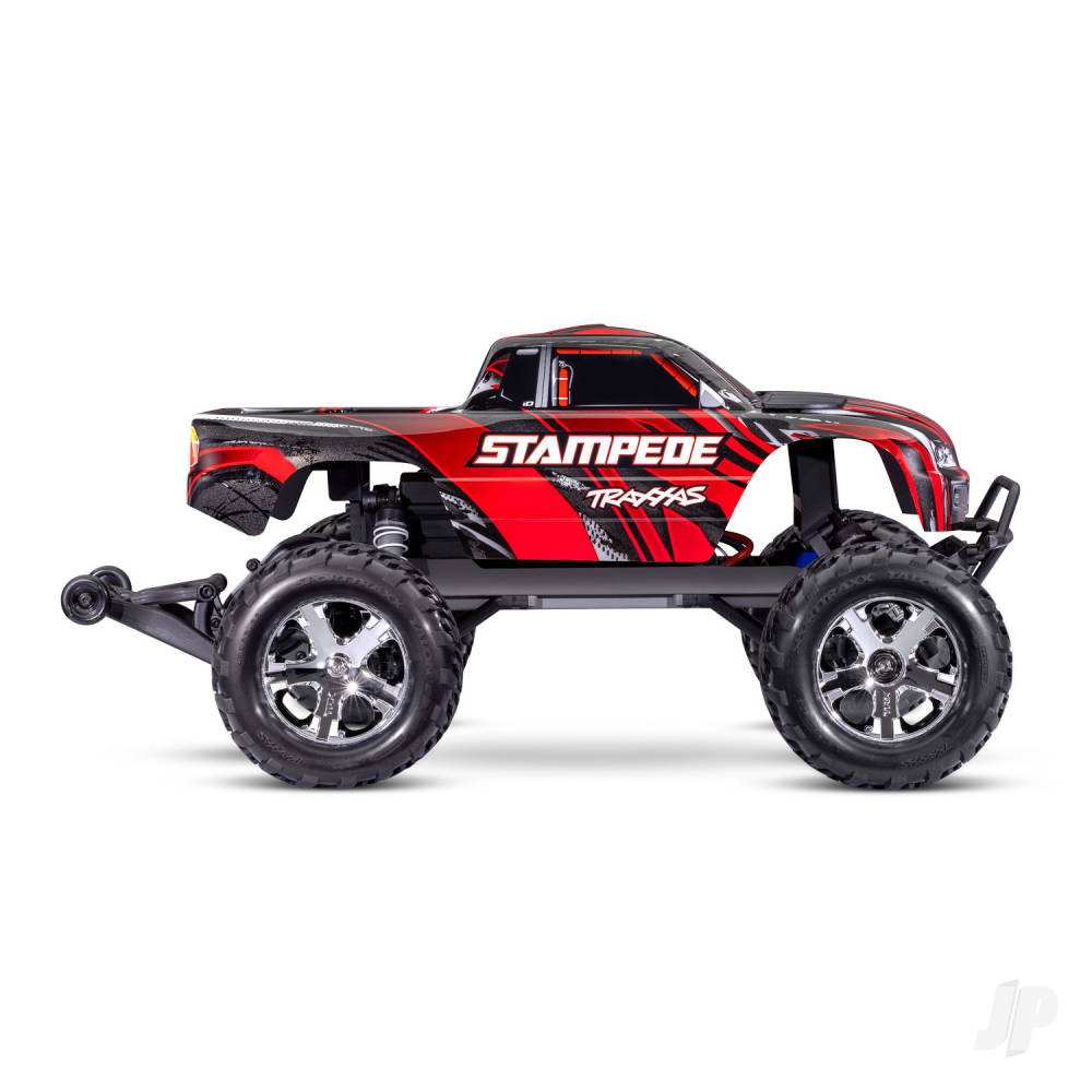 Traxxas Stampede HD 1:10 Electric 2WD RTR Monster Truck, Red (TRX36254-8-RED)