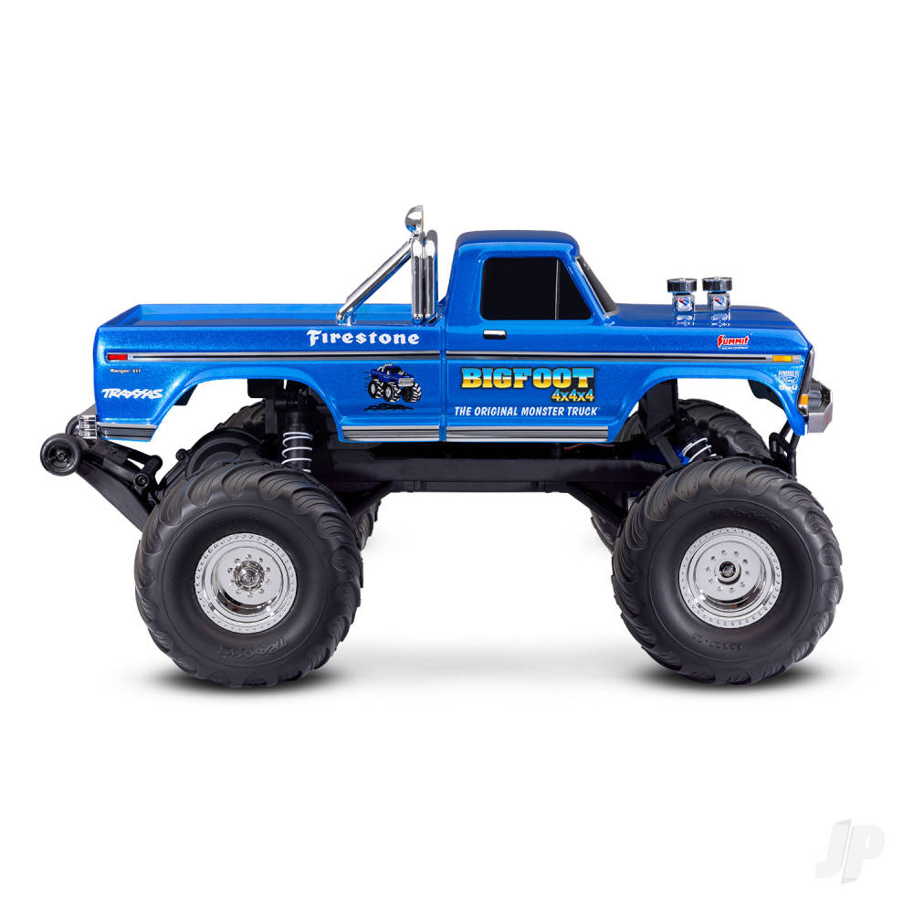 Bigfoot HD BL-2S 1:10 2WD RTR Monster Truck, Blue (+ TQ 2-ch, BL-2S, 3300kV, Clipless Body)