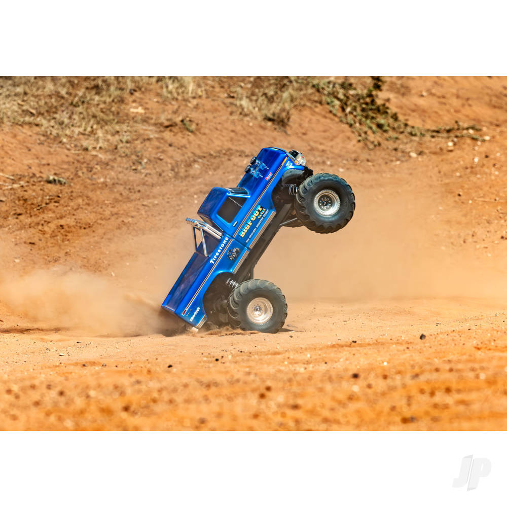 Bigfoot HD BL-2S 1:10 2WD RTR Monster Truck, Blue (+ TQ 2-ch, BL-2S, 3300kV, Clipless Body)
