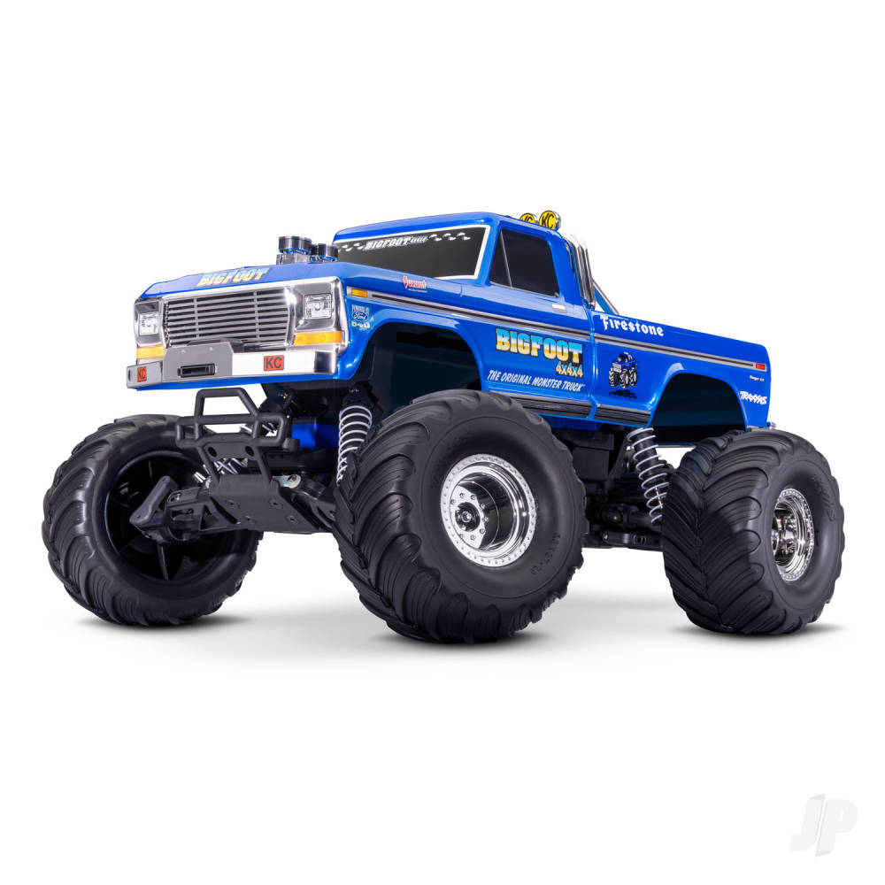 Bigfoot HD BL-2S 1:10 2WD RTR Monster Truck, Blue (+ TQ 2-ch, BL-2S, 3300kV, Clipless Body) 1