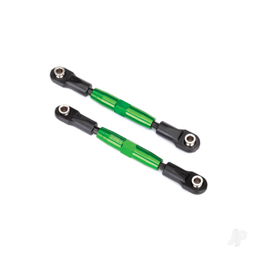 Traxxas Camber links, Front (Tubes Green-anodised, 7075-T6 aluminium, stronger than titanium) (83mm) (2 pcs) / rod ends (4 pcs) / aluminium wrench (1pc) TRX3643G