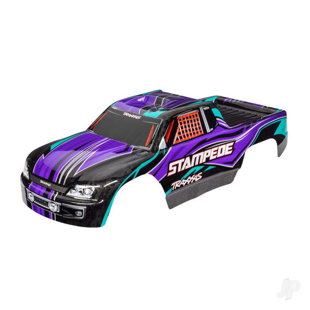 Traxxas Body, Stampede (also fits Stampede VXL), purple (painted, decals applied) TRX3651P