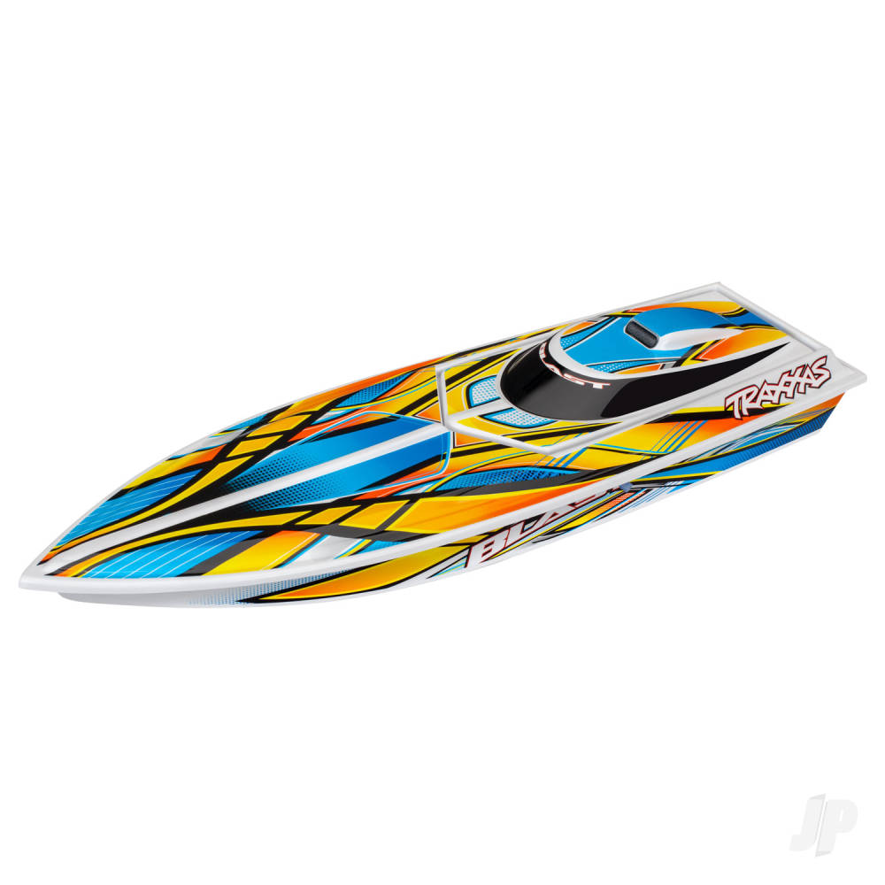 Traxxas Blast 1:10 High Performance Race Boat, Orange (+ TQ 2-ch, Nautica - TRX38104-8-ORNG Main