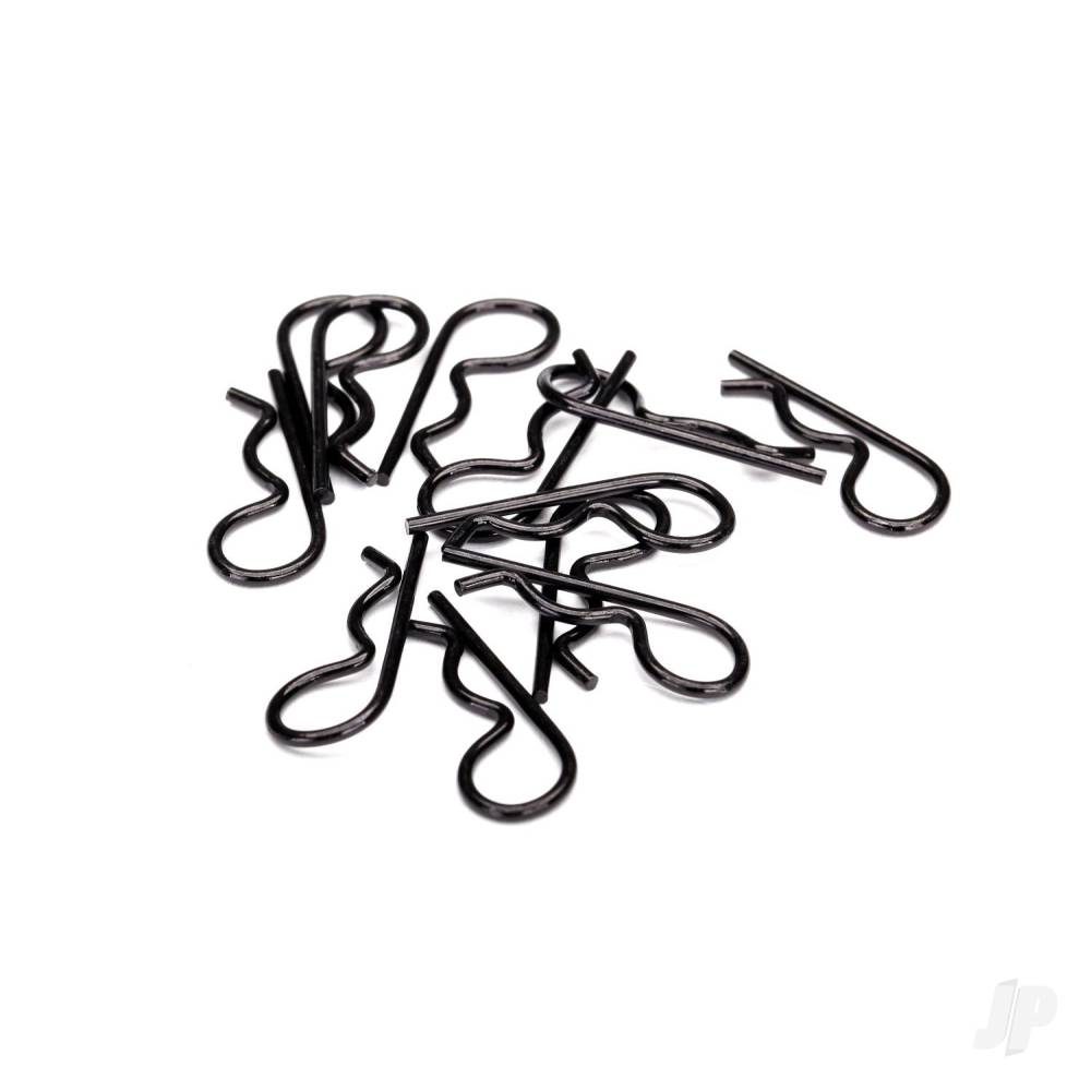 Traxxas Body clips, heavy duty (black) (12 pcs) TRX3934A