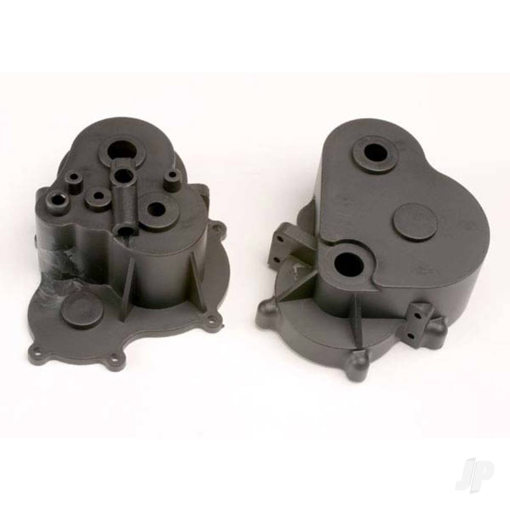 Traxxas Gearbox halves (Front & Rear) / rubber access plug TRX4991