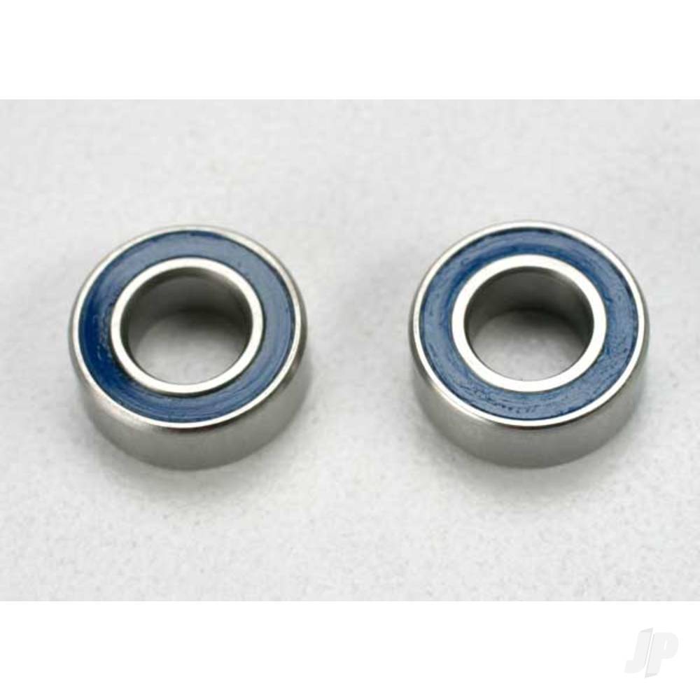 Traxxas Ball bearings, Blue rubber sealed (5x10x4mm) (2 pcs) TRX5115
