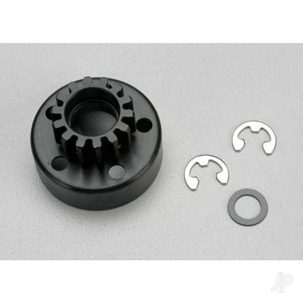 Traxxas Clutch bell (14-tooth) / 5x8x0.5mm fibre washer (2 pcs) / 5mm e-clip (requires 5x10x4mm ball bearings part #4609) (1.0 metric pitch) TRX5214