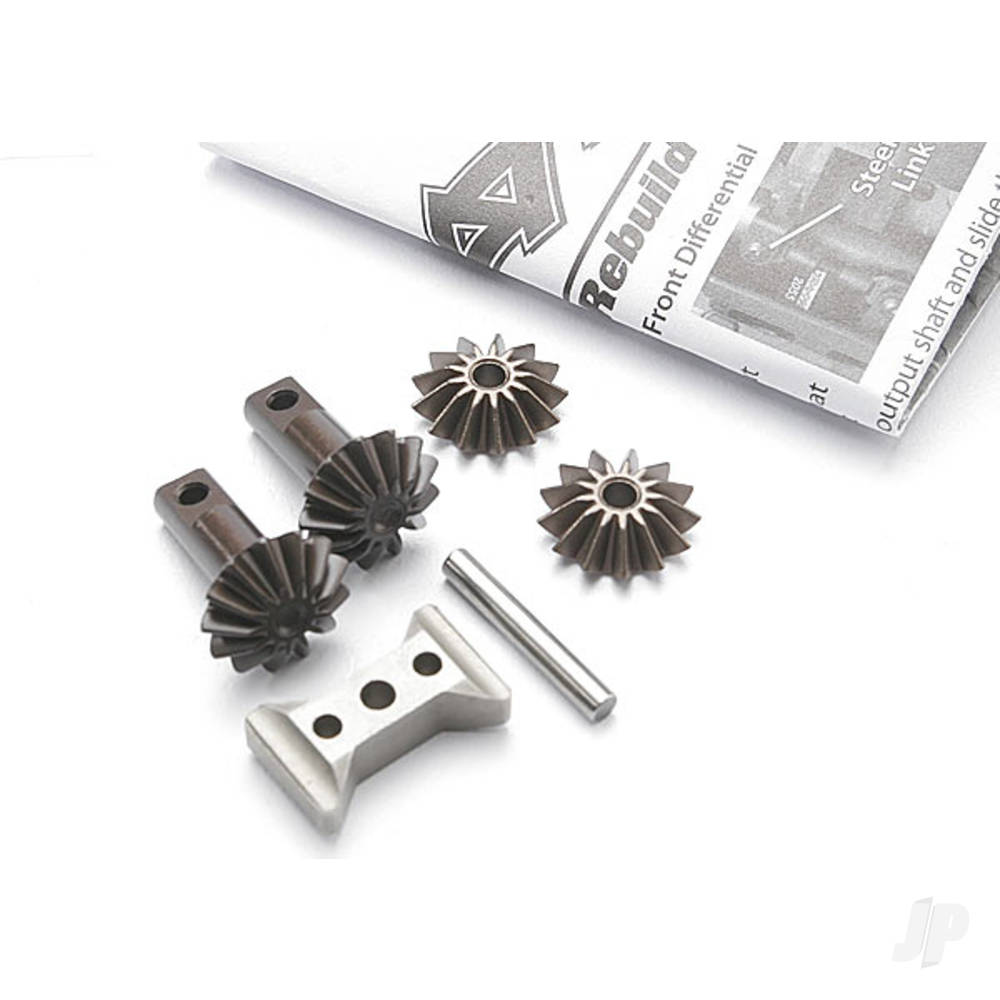 Traxxas Gear Set, Differential (output gears (2 pcs) / spider gears (2 pcs) / spider gear shaft / diff carrier support) TRX5382X