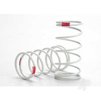 Traxxas Spring, shock (white) (GTR) (std. Rear) (1.4 rate pink) (1 pair) TRX5433
