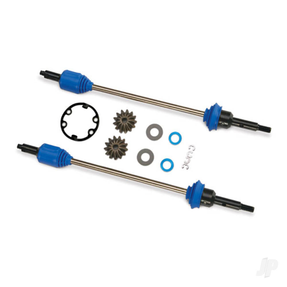 Traxxas Driveshafts, Jato (Steel constant-velocity) (assembled with inner and outer dust boots) (1 pair) TRX5551X