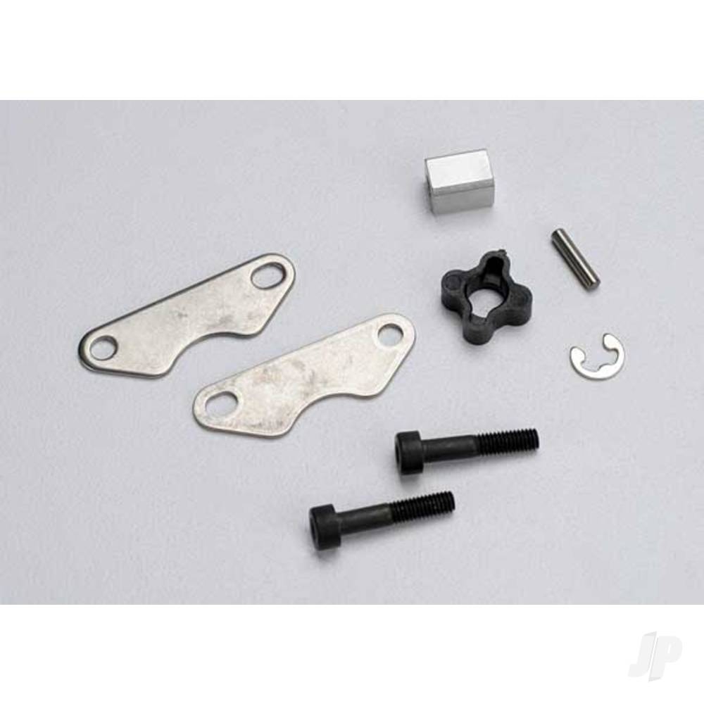 Traxxas Brake pads (2 pcs) / brake disc Hub / 3X15 CS (partially threaded) (2 pcs) / 2mm pin (1pc) / 4mm e-clip (1pc) TRX5565