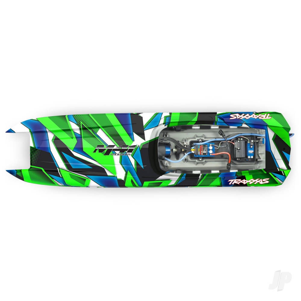 Traxxas DCB M41 Widebody 1:10 40in Brushless Electric Catamaran Race Boat, - TRX57046-4-GRNR