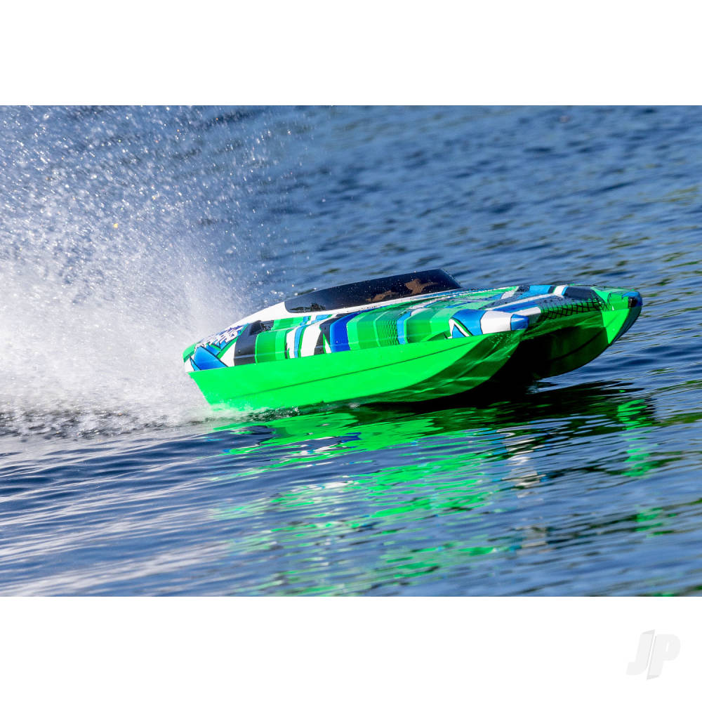 Traxxas DCB M41 Widebody 1:10 40in Brushless Electric Catamaran Race Boat, - TRX57046-4-GRNR