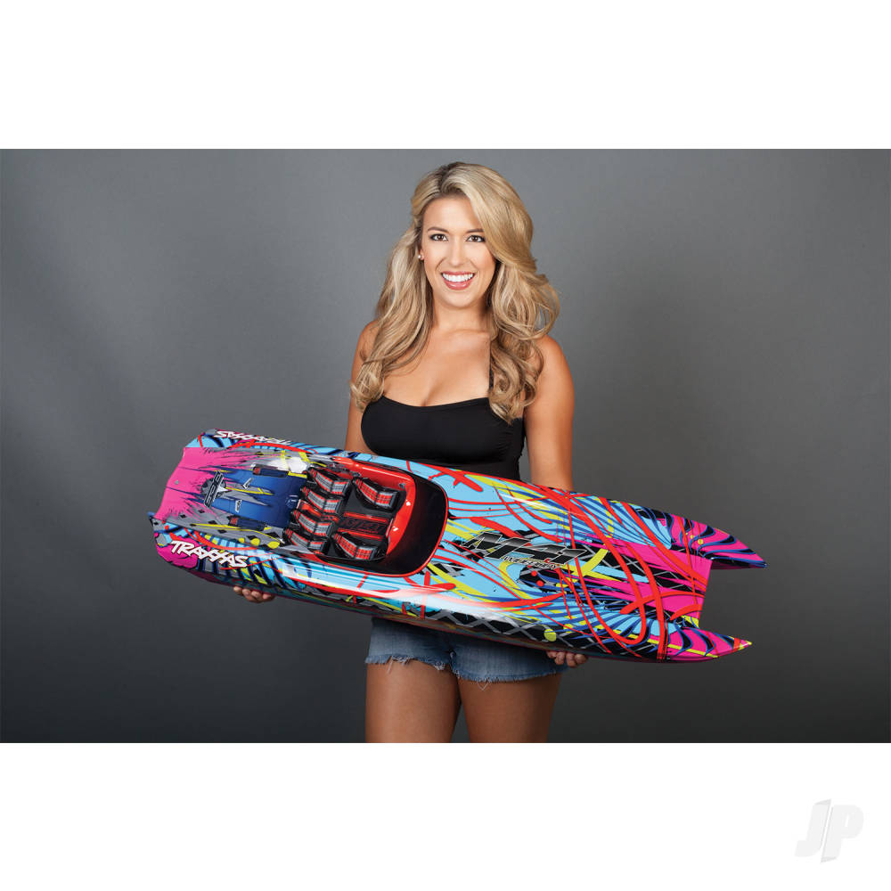 Traxxas DCB M41 Widebody 1:10 40in Brushless Electric Catamaran Race Boat, - TRX57046-4-GRNR
