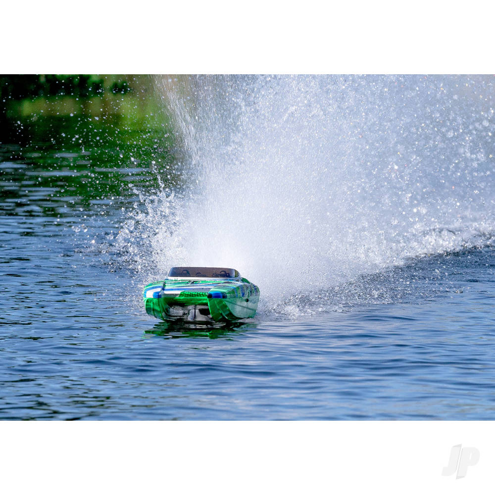 Traxxas DCB M41 Widebody 1:10 40in Brushless Electric Catamaran Race Boat, - TRX57046-4-GRNR