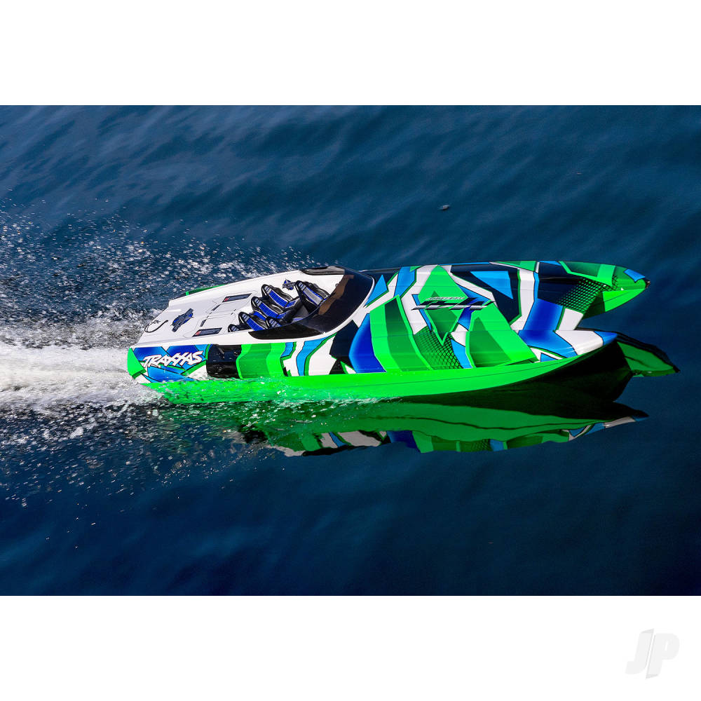 Traxxas DCB M41 Widebody 1:10 40in Brushless Electric Catamaran Race Boat, - TRX57046-4-GRNR