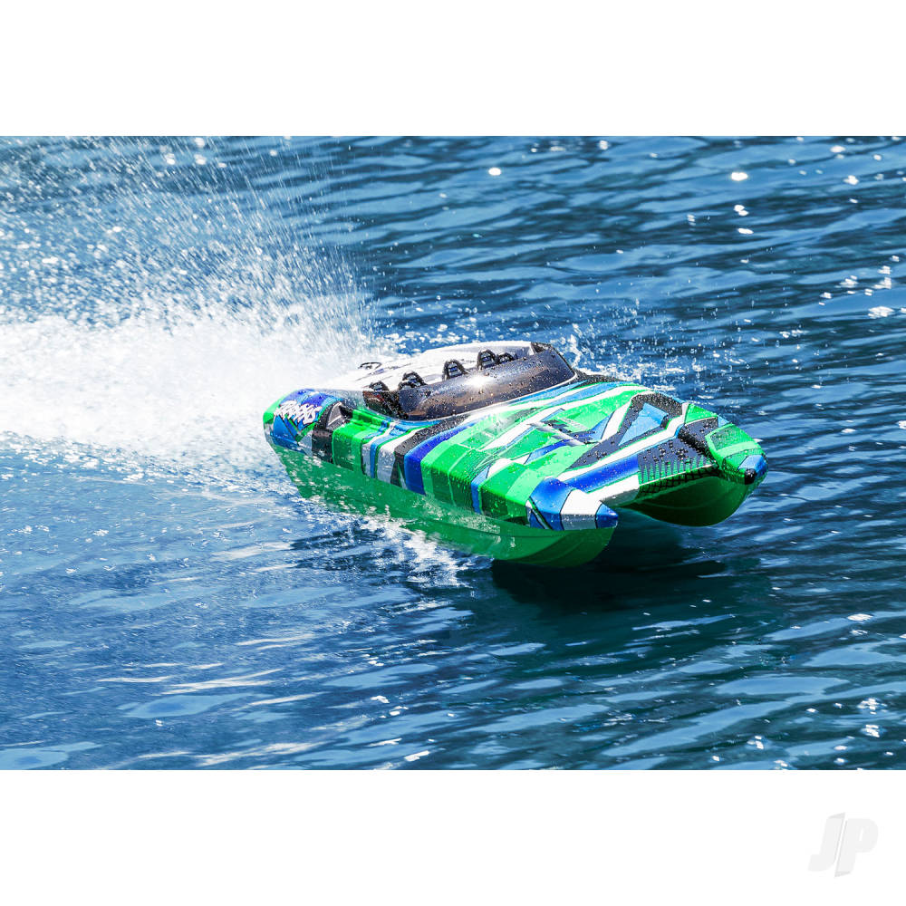 Traxxas DCB M41 Widebody 1:10 40in Brushless Electric Catamaran Race Boat, - TRX57046-4-GRNR
