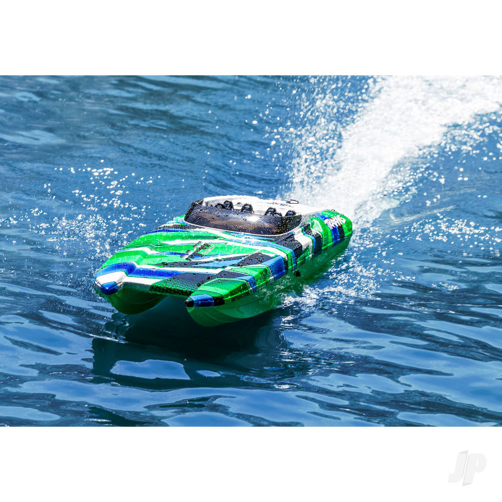 Traxxas DCB M41 Widebody 1:10 40in Brushless Electric Catamaran Race Boat, - TRX57046-4-GRNR