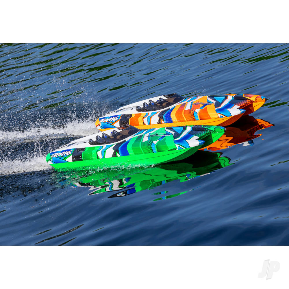 Traxxas DCB M41 Widebody 1:10 40in Brushless Electric Catamaran Race Boat, - TRX57046-4-GRNR