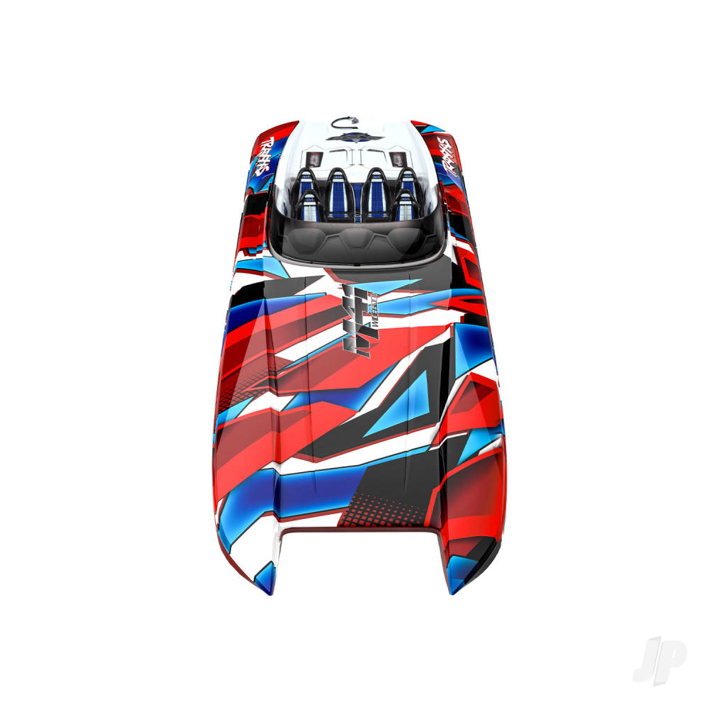 Traxxas DCB M41 Widebody 1:10 40in Brushless Electric Catamaran Race Boat, - TRX57046-4-REDR