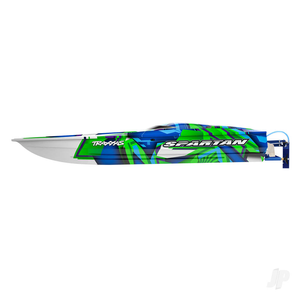 Traxxas Spartan VXL 1:10 36in Electric Brushless Race Boat, Green - TRX57076-4-GRNR