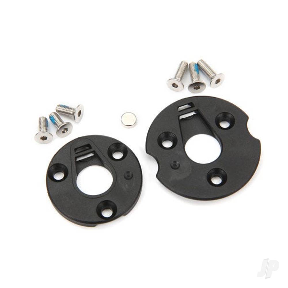 Traxxas Telemetry trigger magnet holders, spur gear / magnet, 5x2mm (1pc) / 3x8mm CCS (3 pcs) / 3x10mm CCS (3 pcs) TRX6538