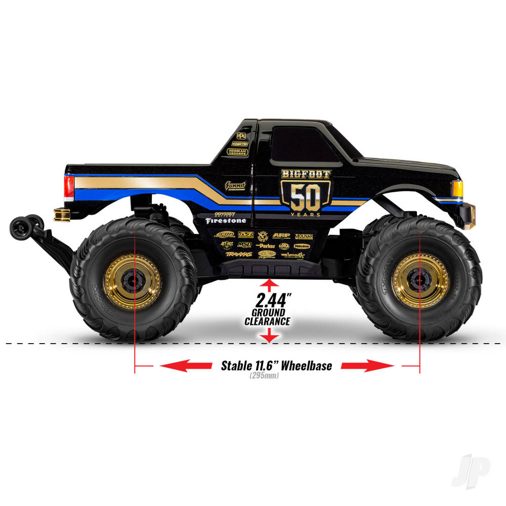 Traxxas 50th Anniversary Bigfoot Black and Gold HD BL-2S (67134-1)