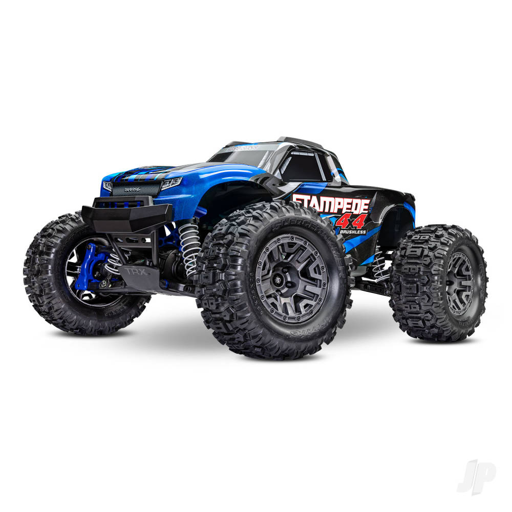 Traxxas Stampede 4X4 BL-2S 1:10 4WD RTR Brushless Electric Monster Truck, - TRX67154-4-BLUE Main