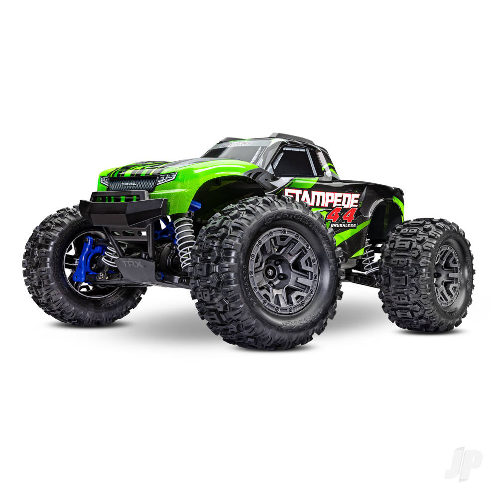Traxxas Stampede 4X4 BL-2S 1:10 4WD RTR Brushless Electric Monster Truck, - TRX67154-4-GRN Main
