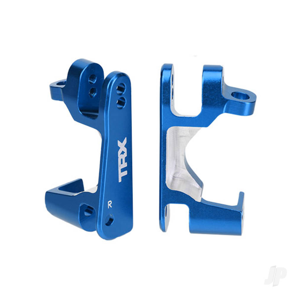 Traxxas Caster blocks (C-Hubs), 6061-T6 aluminium (Blue-anodised), left & right TRX6832X