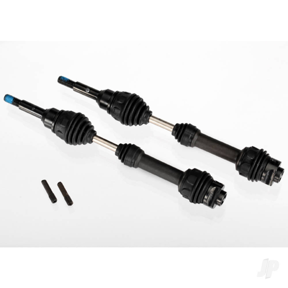 Traxxas Driveshafts, Front, Steel-spline constant-velocity (complete assembly) (2 pcs) TRX6851R