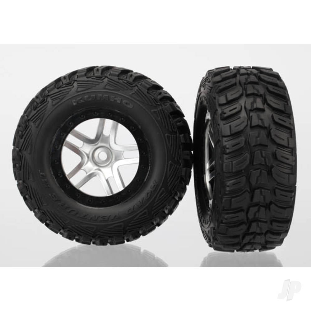 Traxxas Tyres and Wheels, Assembled Glued Kumho Tyres (2 pcs) TRX6874