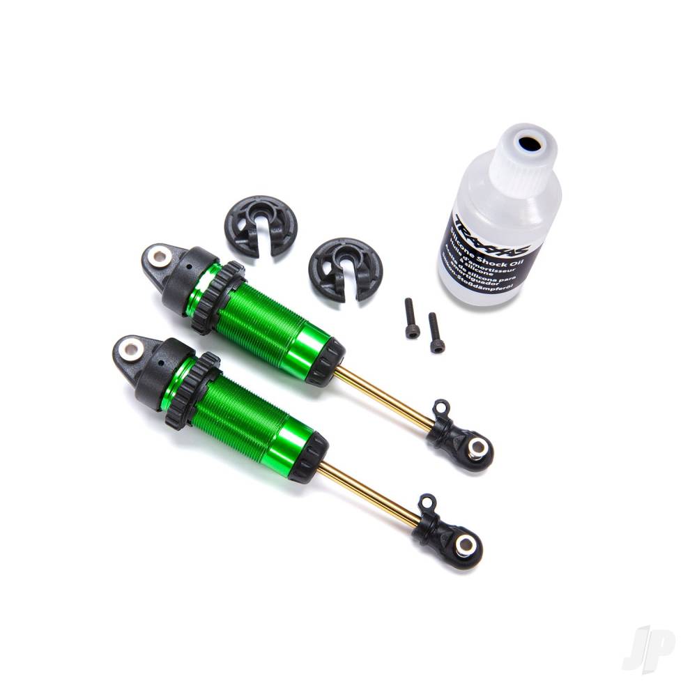 Traxxas Shocks, GTR XX-Long Green-anodised, PTFE-coated bodies with TiN shafts (fully assembled, with out springs) (2 pcs) TRX7462G