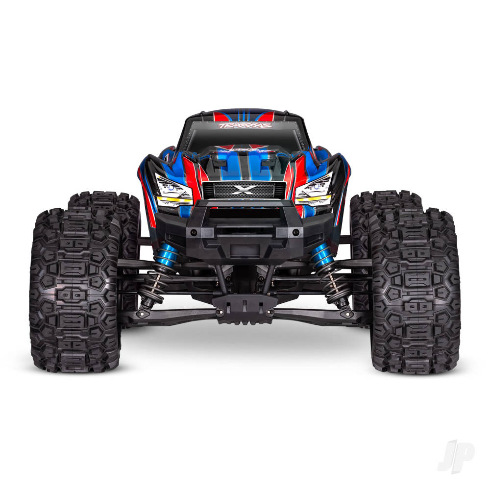 Traxxas X-Maxx Belted 1:6 8S 4WD Electric Monster Truck, Blue (TRX77096-4-BLUE)