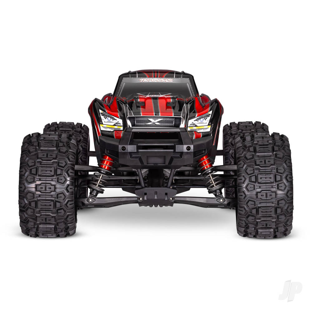 Traxxas X-Maxx Belted 1:6 8S 4WD Electric Monster Truck, Red (TRX77096-4-RED)