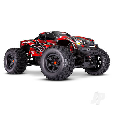 Traxxas X-Maxx Belted 1:6 8S 4WD Electric Monster Truck, Red (TRX77096-4-RED)