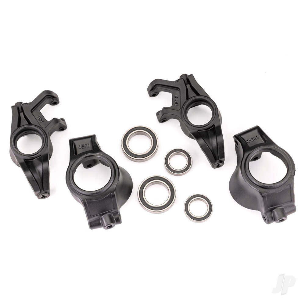 Traxxas Steering blocks, left & right/ caster blocks (c-hubs), left & right/ 20x32x7mm bearings (2)/ 15x24x5mm bearings (2) TRX7836X