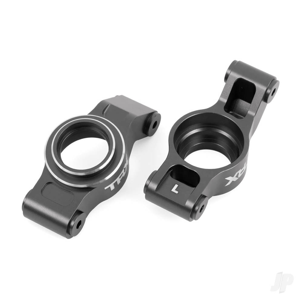 Traxxas Carriers, stub axle (gray-anodised 6061-T6 aluminium) (left & right) TRX7852-GRAY