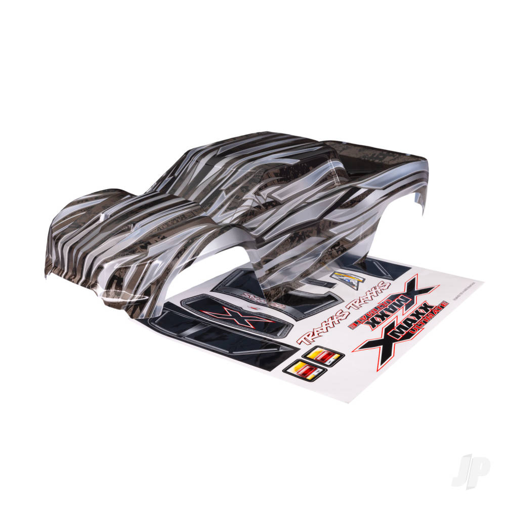 Traxxas Body, X-Maxx Ultimate, ProGraphix (graphics are printed, requires paint & final colour application)/ decal sheet TRX7868X