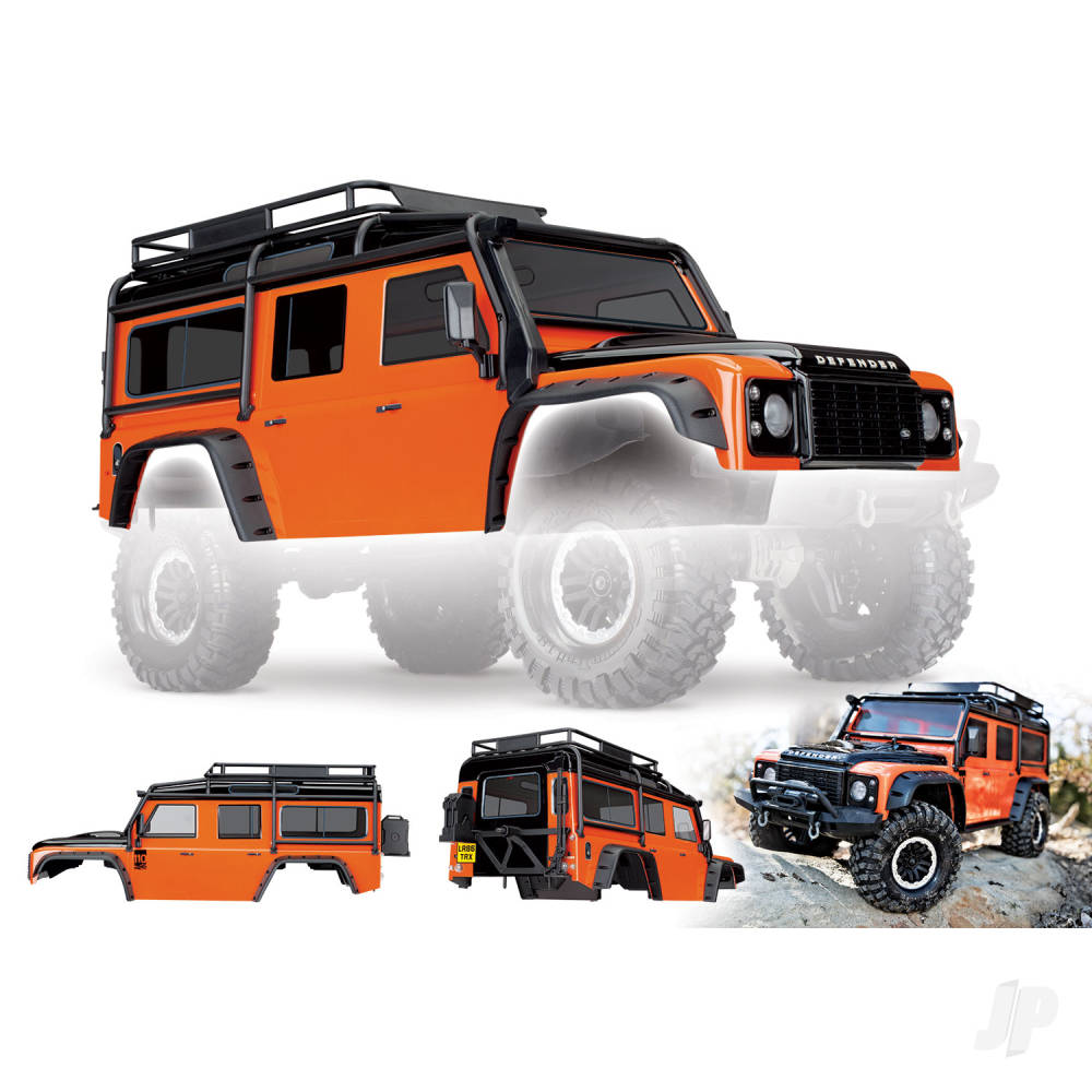 Traxxas Body, Land Rover Defender, adventure orange - TRX8011A